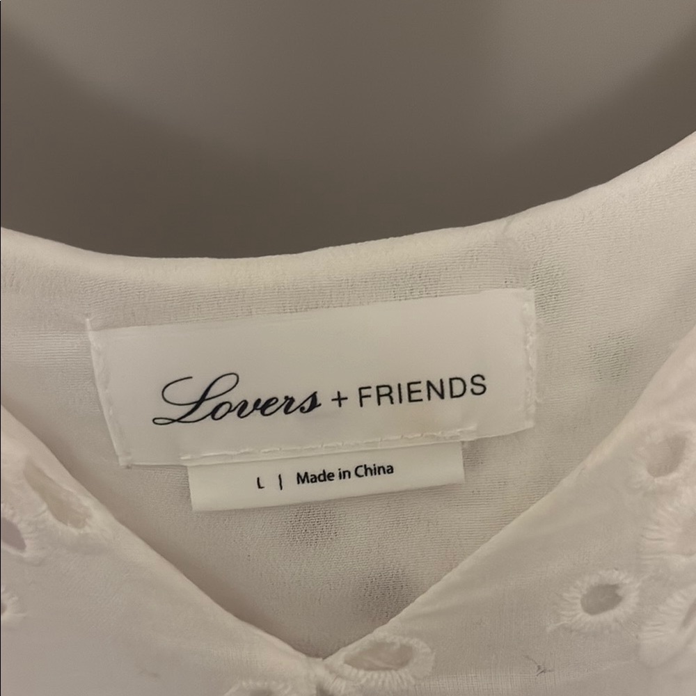 Lovers and Friends White Sorrento Dress size L - Picture 6 of 6